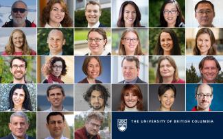 Montage of all faculty winner portraits